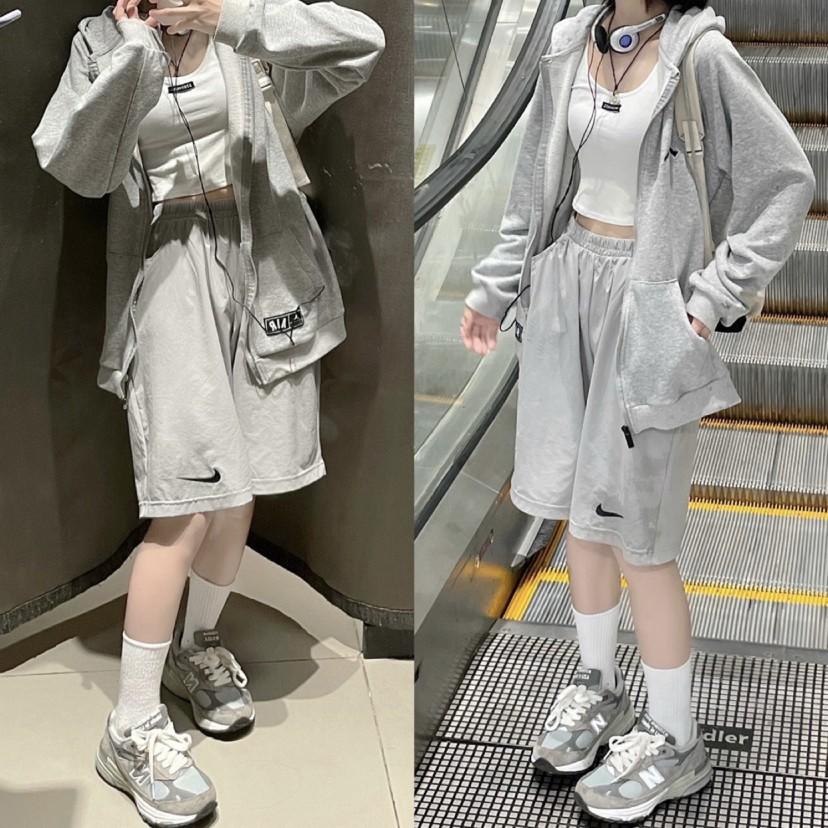 ☄️甜酷风搭配|Nike FLEX梭织训练短裤女生搭配分享
